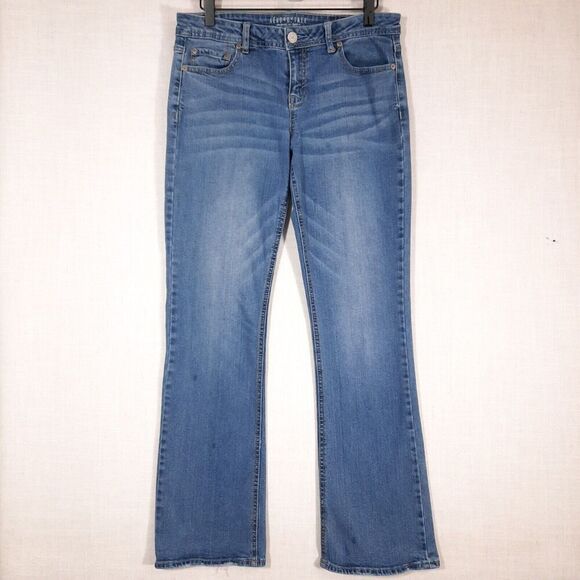 Aeropostale Denim - Aeropostale Women's Jeans Size 10 Bootcut Medium Wash Blue Mid-Rise 99% Cotton